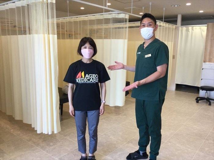 施術後に記念撮影