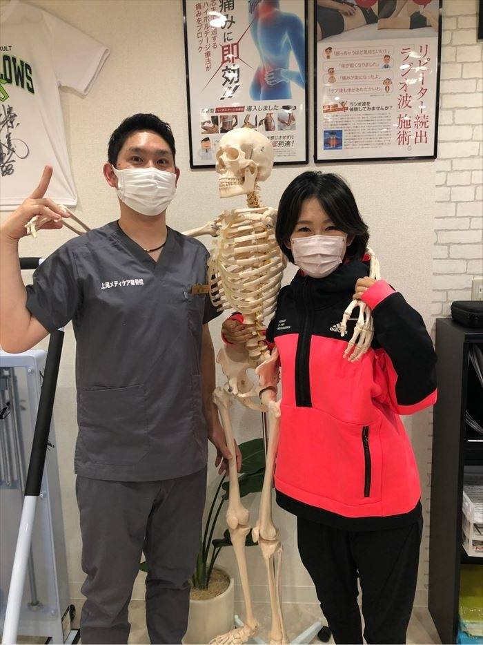 施術後に一緒に撮影